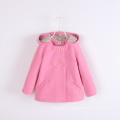 Полный рукав пальто Рождество дети хлопок нейлон азиатская мода зимние пальто новорожденных девочек темно-розовые для девочки новые